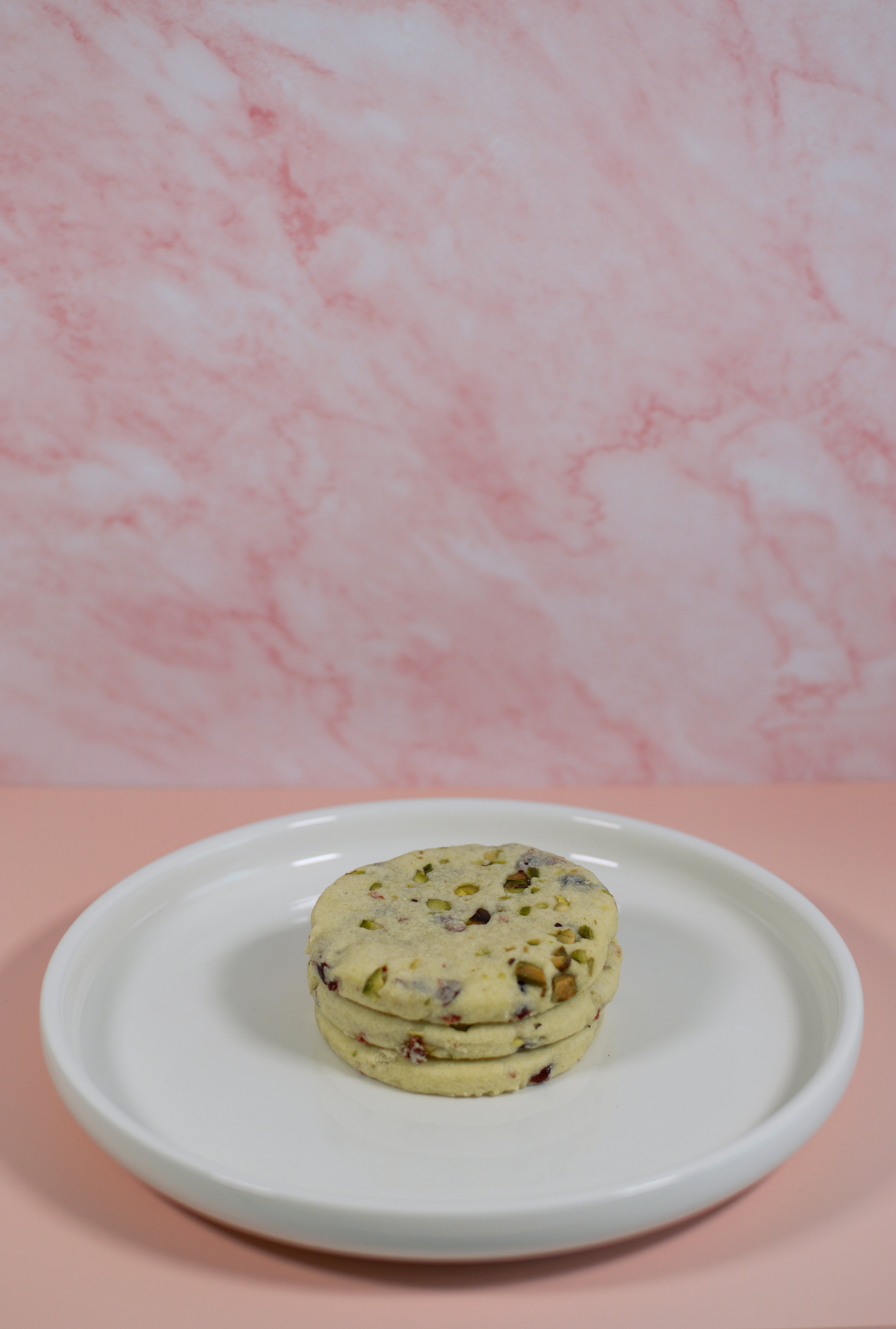 Pistache Cranberry Shortbread Koekje