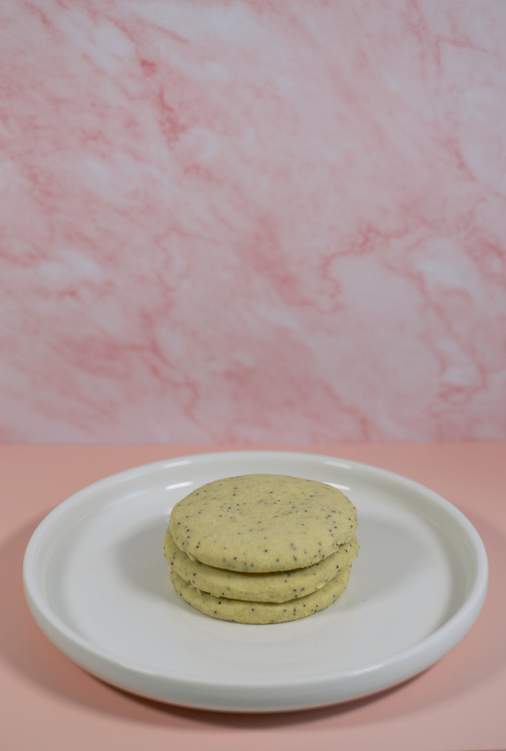 Lemon Maanzaad Shortbread Koekjes